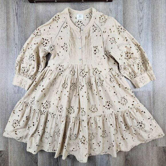 Anthropologie Dresses & Skirts - Anthropologie dRA Yara Mini Eyelet Dress size M
